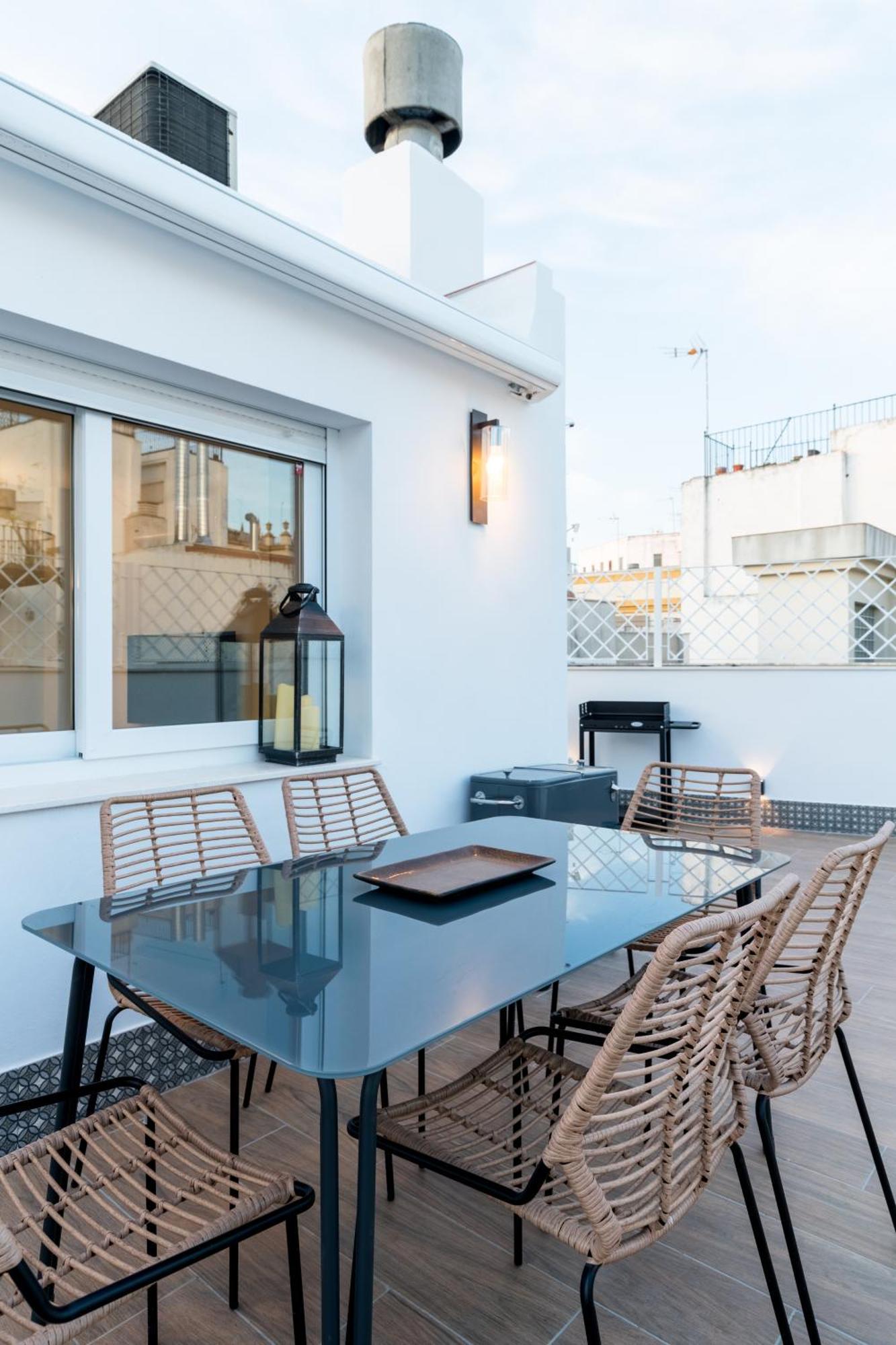 Duplex De Lujo Junto A La Catedral Terraza Privada Con Vistas A La Giralda Appartement *